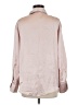 Zara 100% Polyester Metallic Pink Long Sleeve Blouse Size M - photo 2