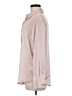 Zara 100% Polyester Metallic Pink Long Sleeve Blouse Size M - photo 5