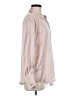 Zara 100% Polyester Metallic Pink Long Sleeve Blouse Size M - photo 4