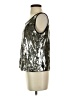 Ruby Rd. Silver Sleeveless Top Size S - photo 5
