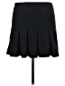 Bershka Solid Black Casual Skirt Size M - photo 2