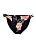 Roxy Floral Black Swimsuit Bottoms Size M - photo 1