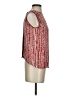 Vince. 100% Silk Red Sleeveless Silk Top Size XS - photo 4