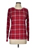 Laura Ashley Plaid Red Pullover Sweater Size L - photo 1