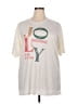 District. Ivory Short Sleeve T-Shirt Size 2X - photo 1