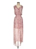 ALLSAINTS 100% Polyester Paisley Pink Casual Dress Size S - photo 1