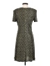 Connected Apparel Print Brown Casual Dress Size 6 - photo 2