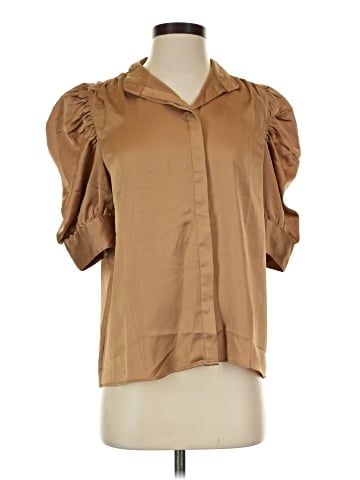 Ann Taylor Short Sleeve Blouse (view 1)