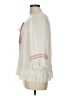 Cato 100% Rayon Ivory 3/4 Sleeve Blouse Size L - photo 5