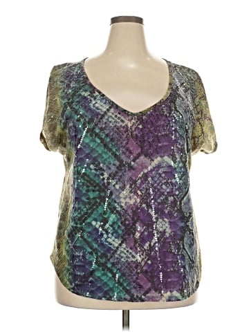 Lane Bryant Short Sleeve Blouse (view 1)