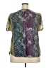 Lane Bryant 100% Polyester Purple Short Sleeve Blouse Size 18 (3) - photo 2
