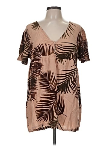 RVCA Short Sleeve Blouse (view 1)
