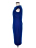Tahari Solid Blue Cocktail Dress Size 6 - photo 5