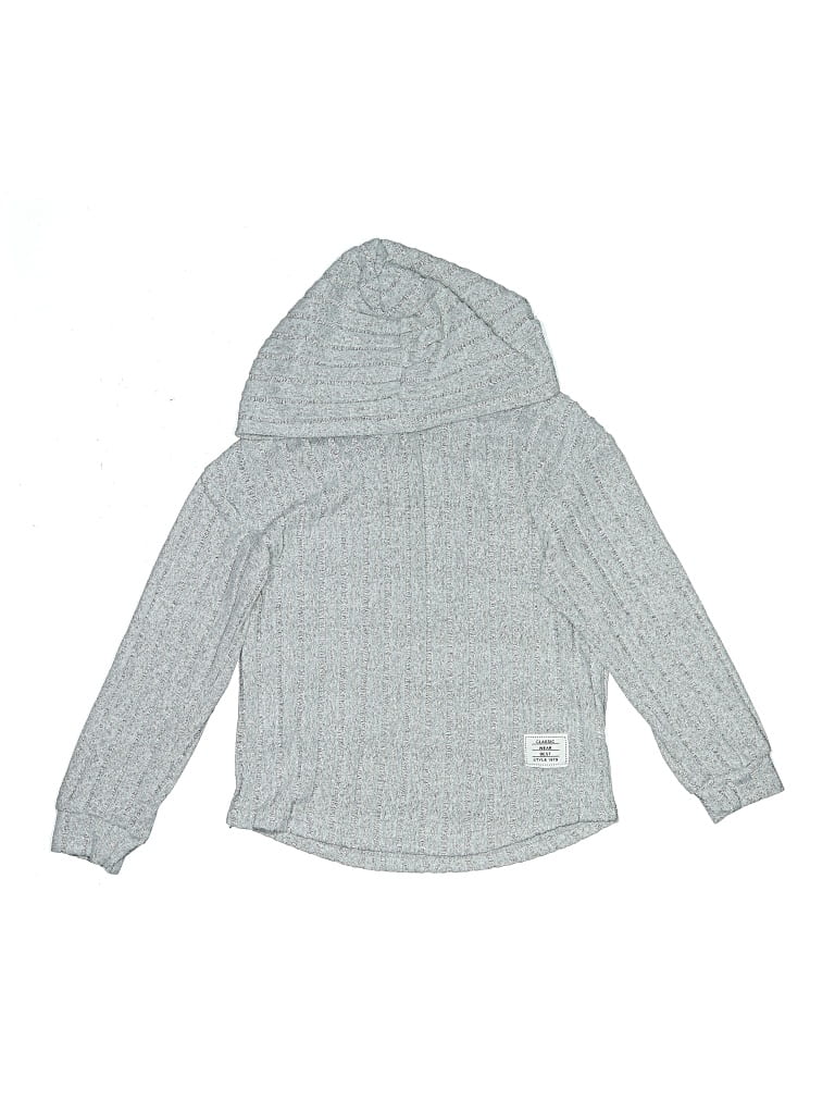 Pre-owned Assorted Brands Kids' Pullover Hoodie In Silver