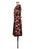 AB Studio Paisley Burgundy Cocktail Dress Size L - photo 5