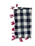 Lands' End Checkered-gingham Gray Scarf One size - photo 2