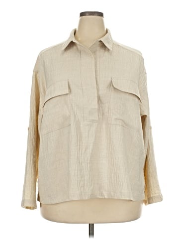 Max Studio 3/4 Sleeve Blouse (view 1)