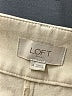 Ann Taylor LOFT Outlet Solid Tan Ivory Khakis Size 14 - photo 7