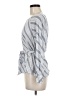 Ann Taylor LOFT 100% Viscose Gray Long Sleeve Blouse Size M - photo 5