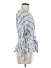 Ann Taylor LOFT 100% Viscose Gray Long Sleeve Blouse Size M - photo 4