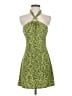 Jodi Kristopher Tropical Green Cocktail Dress Size S - photo 1