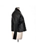 Anne Fontaine 100% Polyester Metallic Black Jacket Size 14 (46) - photo 4