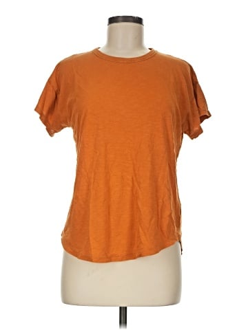 Madewell Whisper Cotton Rib-Crewneck Tee (view 1)