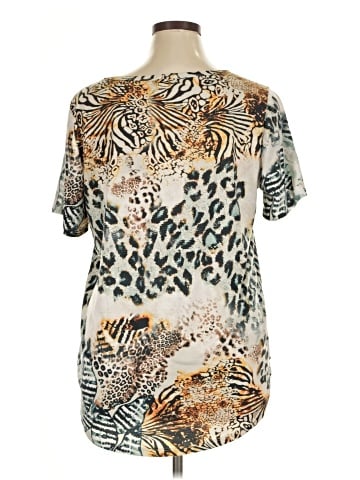 One World Short Sleeve Blouse (view 2)