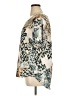 One World Animal Print Gold Short Sleeve Blouse Size 1X - photo 5