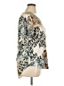 One World Animal Print Gold Short Sleeve Blouse Size 1X - photo 4