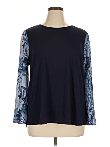 DG^2 by Diane Gilman 3/4 Sleeve Top (view 1)