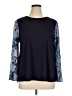 DG^2 by Diane Gilman Blue 3/4 Sleeve Top Size XL - photo 1