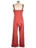 Capulet Solid Red Jumpsuit Size L - photo 2