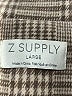 Z Supply 100% Polyester Houndstooth Tan Blazer Size L - photo 6