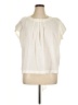 Talbots 100% Cotton Ivory Short Sleeve Blouse Size XL - photo 1
