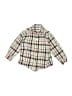 Janie and Jack 100% Cotton Plaid Yellow Long Sleeve Button-Down Shirt Size 18-24 mo - photo 1