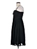H&M 100% Polyester Solid Black Cocktail Dress Size 6 - photo 5