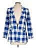 Veronica Beard Checkered-gingham Blue Blazer Size 2 - photo 1
