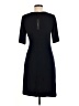 T Tahari Solid Black Cocktail Dress Size M - photo 2