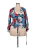 Parker Blue 3/4 Sleeve Blouse Size XXL - photo 1