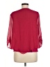 Thalia Sodi 100% Polyester Red 3/4 Sleeve Blouse Size M - photo 2
