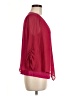 Thalia Sodi 100% Polyester Red 3/4 Sleeve Blouse Size M - photo 4