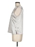 Kasper Metallic Solid Silver Sleeveless Blouse Size M - photo 5