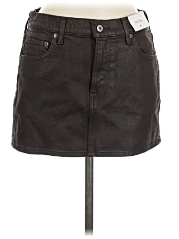 Abercrombie & Fitch Faux Leather Skirt (view 1)