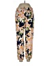 J.Crew Factory Store 100% Polyester Floral Blue Casual Pants Size 10 - photo 1