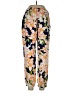 J.Crew Factory Store 100% Polyester Floral Blue Casual Pants Size 10 - photo 2