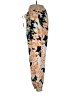 J.Crew Factory Store 100% Polyester Floral Blue Casual Pants Size 10 - photo 5
