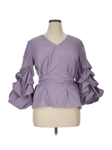 Sunday in Brooklyn 3/4 Sleeve Blouse (view 1)