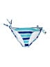 Converse One Star 100% Polyester Stripes Blue Swimsuit Bottoms Size M - photo 1
