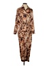 Nanushka 100% Polyester Animal Print Brown Casual Dress Size XS - photo 1